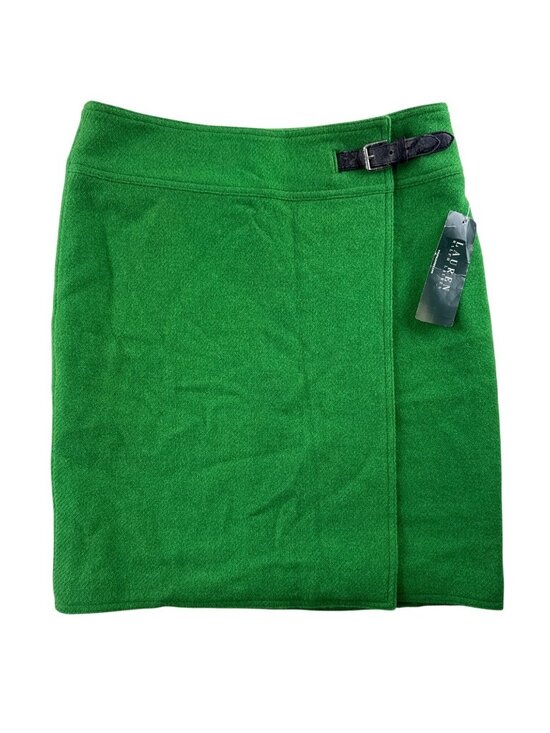 Lauren Ralph Lauren Dresses & Skirts - Lauren Ralph Lauren Skirt Women's 4 French Green Buckle Wrap NWT $189 Retail